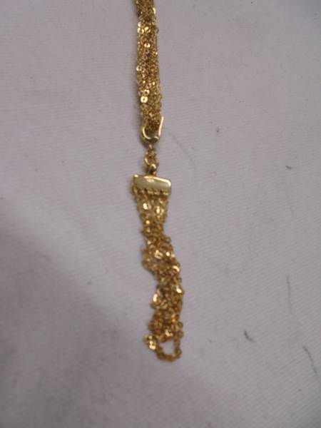 A 9ct gold multi chain necklace, 8.3 grams. - Image 2 of 2