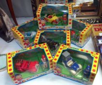 A complete set of 6 boxed Corgi Noddy in Toyland diecast models