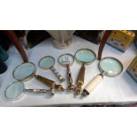 6 ornate magnifying glasses