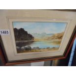A framed and glazed watercolour COLLECT ONLY.