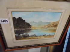 A framed and glazed watercolour COLLECT ONLY.