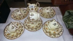 A vintage Salisbury china tea set