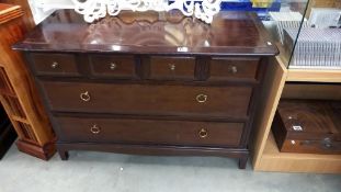 A mahogany 4 over 2 chest of drawers COLLECT ONLY