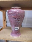 A Cobridge stoneware vase.