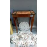 An Italian inlaid musical side table COLLECT ONLY