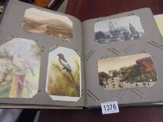 A good Edwardian photo album with postcards.