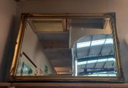 A large gilt framed mirror 70cm x 100cm COLLECT ONLY