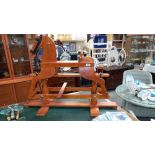 A well made pine rocking horse COLLECT ONLY