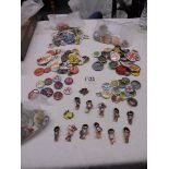 A mixed lot of badges including Robinsons, petrol. agricultural etc.,