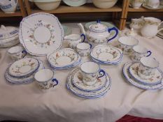 A 28 piece Collinwood bone china tea set (1 cup a/f), COLLECT ONLY.
