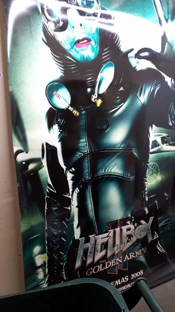 A large cinema poster 'Hell Boy and the golden army' a/f COLLECT ONLY - Image 2 of 2