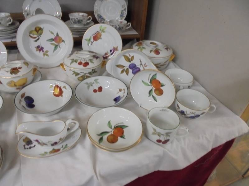 Approximately fifty pieces of Royal Worcester Evesham pattern table ware, COLLECT ONLY. - Image 2 of 4