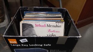 A box of classical LP's COLLECT ONLY