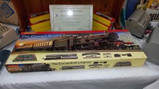 Hornby R1102 The Cornish Riviera express boxed train set with certificate