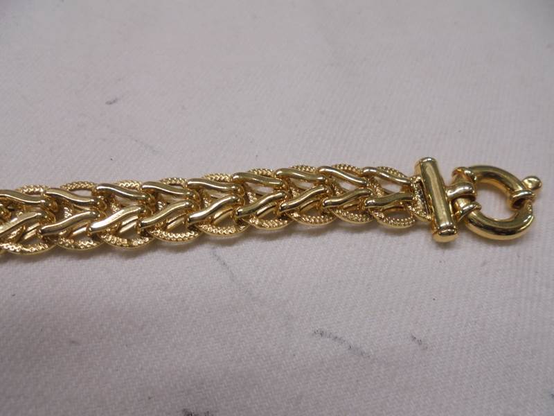 A 9ct gold bracelet, 13.6 grams. - Image 2 of 3