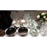 A vintage Meakin and Midwinter tea and dinner set COLLECT ONLY