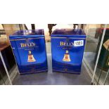 Two boxed Wade Bells whisky decanters - Queens Golden Wedding.