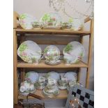 In excess of sixty pieces of Royal Standard Spring Gift pattern fine bone china tea ware.