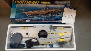 A boxed Monteleone Portaerei Victorious remote control aircraft carrier battle ship (untested)