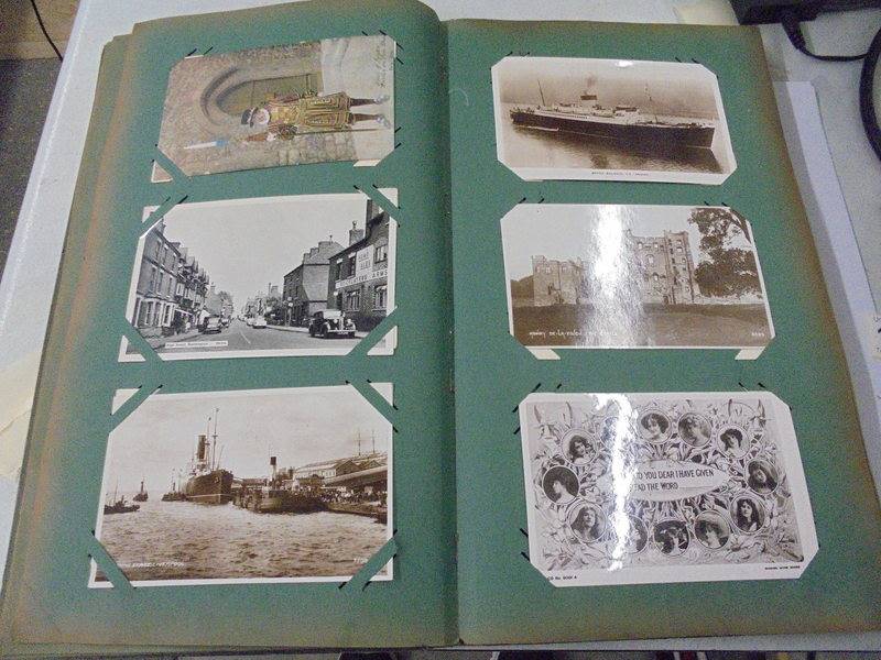 An album of approximately 160 postcards mainly Edwardian, topographical, greeting etc., - Image 16 of 30