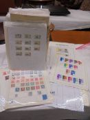 A large miscellaneous collection of collectable stamps on sheets on many countries.