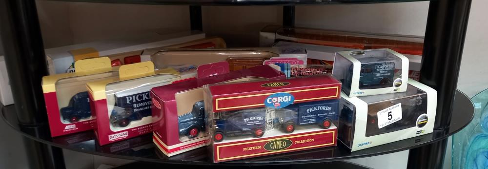 A quantity of boxed diecast including 2 Corgi trackside, 2 Lledo trackside, 2 Oxford commercials,