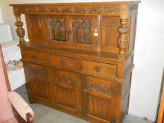 A good mid 20th century oak sideboard, COLLECT ONLY.