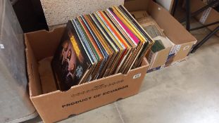 A varied selection of 1950's/60's & 1970's LP records including Bing Crosby & Max Bygraves etc.