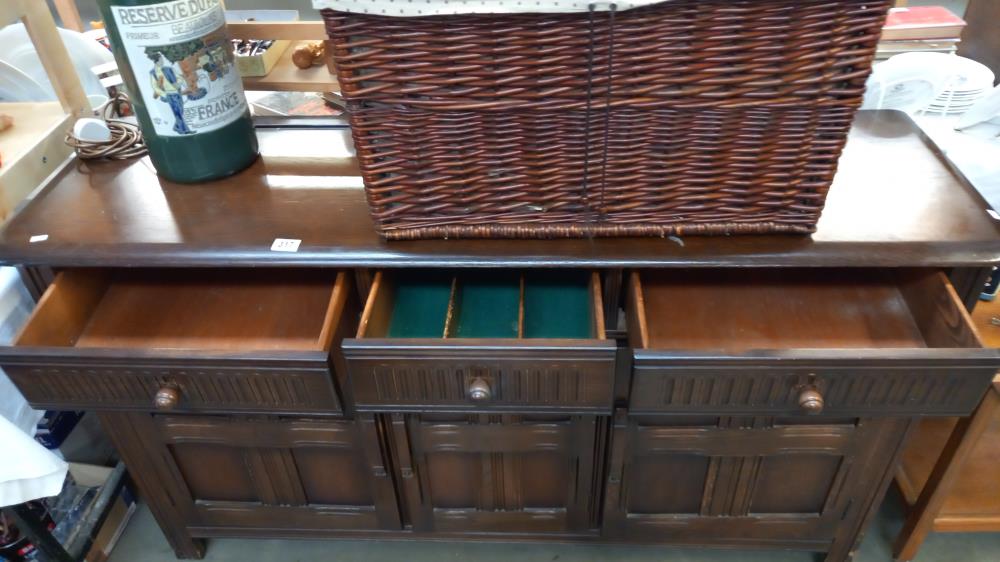 1930/50's oak sideboard COLLECT ONLY - Image 2 of 4