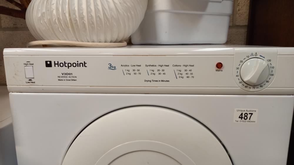 A Hotpoint tumble dryer COLLECT ONLY - Image 2 of 2