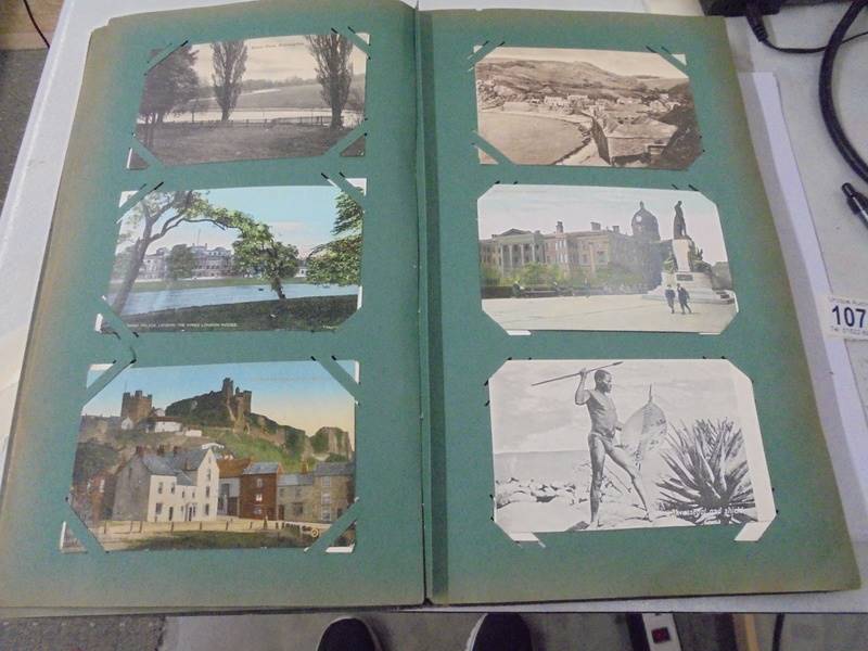 An album of approximately 160 postcards mainly Edwardian, topographical, greeting etc., - Image 15 of 30