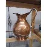 An old copper jug.