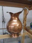 An old copper jug.