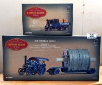 2 boxed Corgi Vintage Glory of steam 80102 and 80205