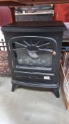 An electric coal fire effect heater COLLECT ONLY