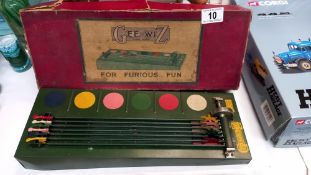 A vintage Gee-Wiz. For furious fun. Horse racing game (box a/f and completeness unknown)