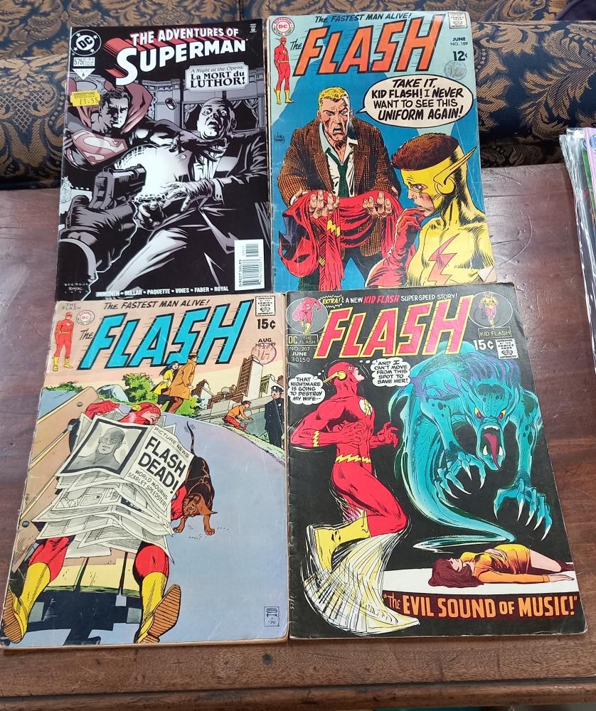 A quantity of comics including Flash & Superman, & including Flash 132 etc. - Image 6 of 8