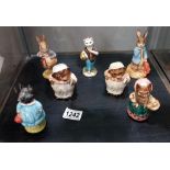 Seven Beswick Beatrix Potter figures including Pig-Wig.