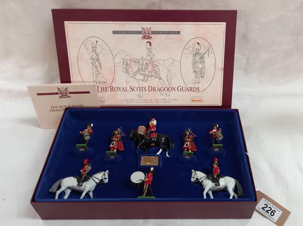 A boxed Britain's 5290 limited edition no 4057/7000 The Royal Scots Dragoon guards
