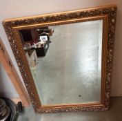 A gilt framed mirror, 56cm x 73cm COLLECT ONLY