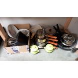 A set of Prestige saucepans & 2 Le Creuset lidded bowls etc. COLLECT ONLY