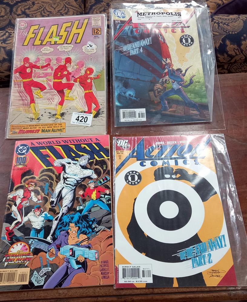 A quantity of comics including Flash & Superman, & including Flash 132 etc. - Image 2 of 8