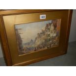 A late Victorian framed and glazed signed watercolour, COLLECT ONLY.