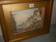 A late Victorian framed and glazed signed watercolour, COLLECT ONLY.