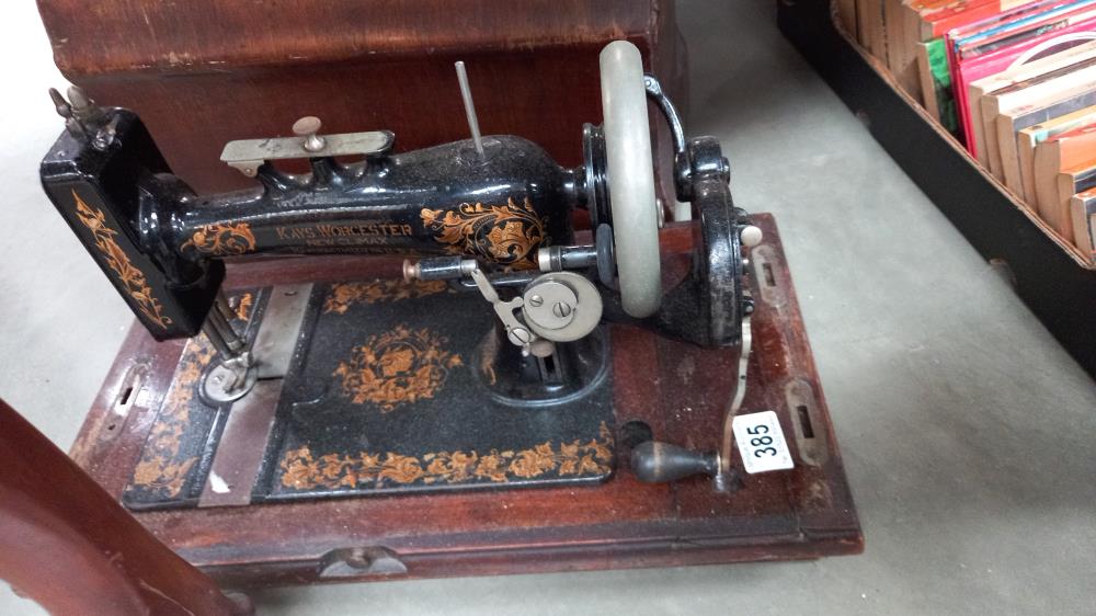 A vintage Kays Worcester new climax sewing machine COLLECT ONLY - Image 2 of 3