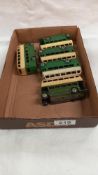 5 Dinky 29c/290 double decker buses