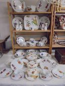 In excess of fifty pieces of pieces of Royal Worcester Evesham pattern table ware. COLLECT ONLY.