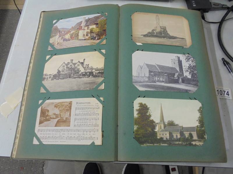 An album of approximately 160 postcards mainly Edwardian, topographical, greeting etc., - Image 3 of 30