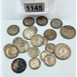 Approximately 3.5 ounces (99 grams) of 1920 - 1946 silver coins,