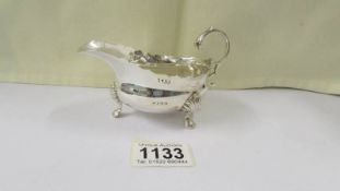 A silver cream jug, 3.1 ounces.